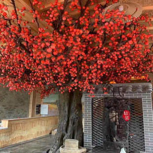 仿真大型水泥树榕树樱花桃花树枫树 仿真树餐厅酒店旅游区景观树