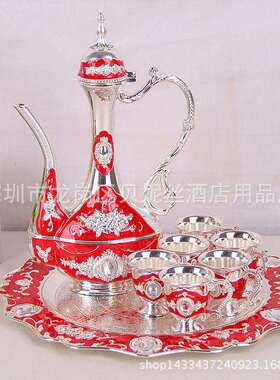 锌合金压铸酒具环保酒具手工彩绘酒具促销酒具软装饰品家具摆设