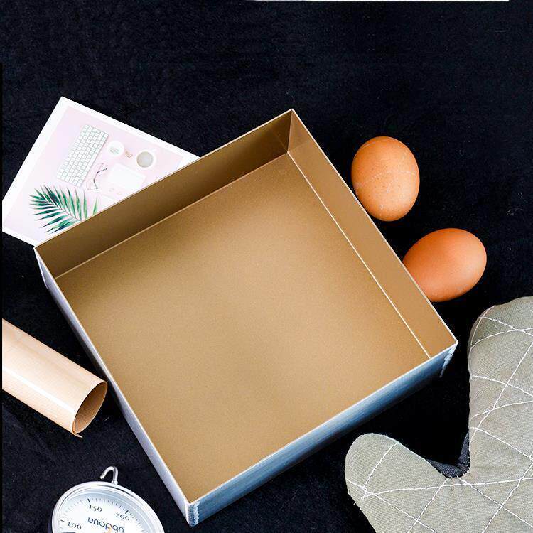 8寸古焙早蛋糕28*28cm模具烤盘18cm家用正方形不沾蛋糕卷烤箱烘模