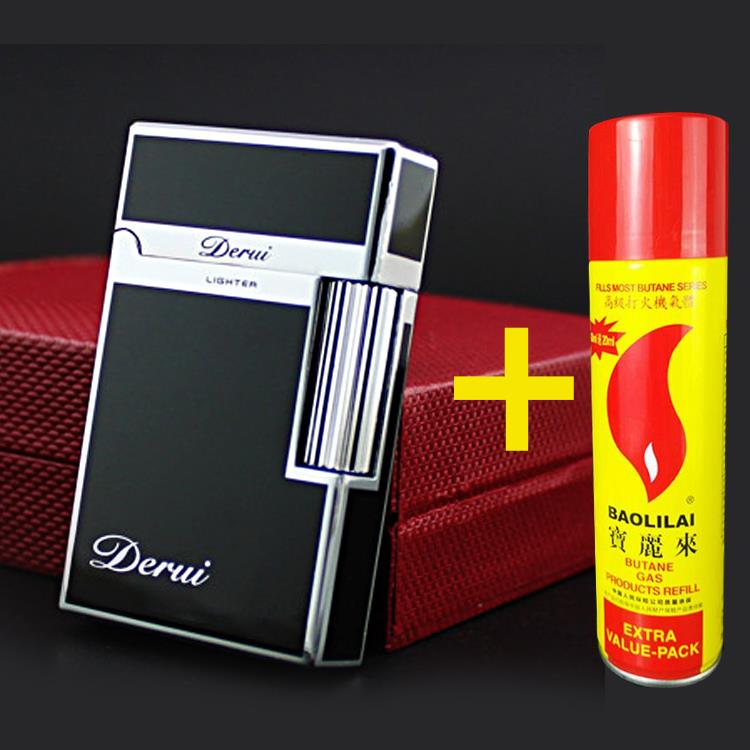 高档抖音同款正友品得瑞气打火机侧滑轮创意充个性潮送男礼定制品