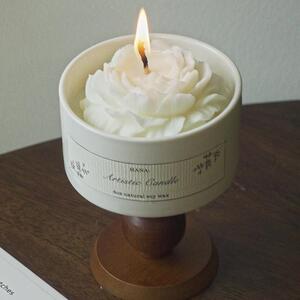 hana山茶花香薰蜡烛礼盒生日新婚伴手礼物送女生朋友家用卧室内