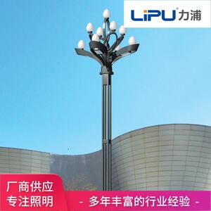 定制8米10米LED玉兰灯户外中华灯广场景观道路照明灯异型路灯