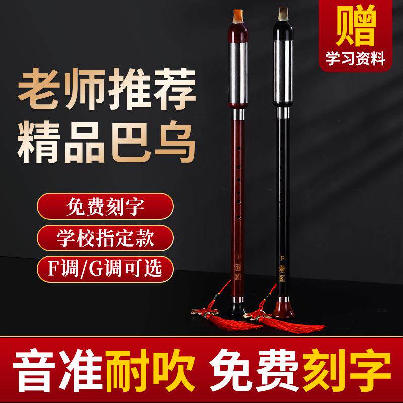 巴乌乐器竖吹降调调调调横吹七孔小学生儿童成人初学入门