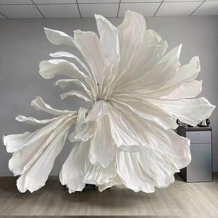 大型婚礼背景纸花超大褶皱造型纸艺花巨型美塑花婚庆舞台摄影装饰