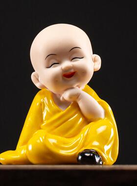 正品可爱陶瓷小尚禅客厅桌面意小摆汽车车内装饰品园艺和花件盆小