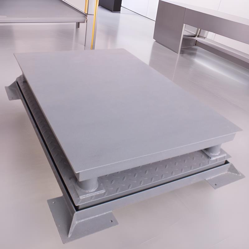 三层缓冲地磅不锈钢缓冲平台秤钢卷秤5吨10t铜铝钢材称重智能