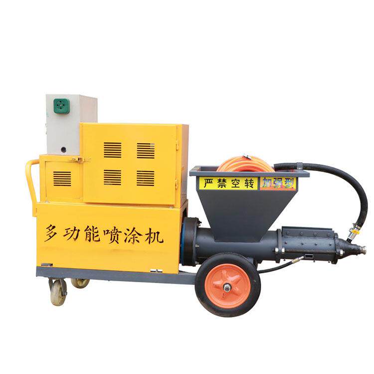 供应喷涂机小型移动式螺旋水泥砂浆喷涂机真石漆防火涂料喷涂机