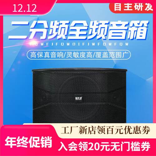 专业二分频全频8寸10寸12寸ktv娱乐烧烤青吧培训舞蹈会议室音箱响