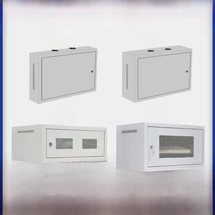 帝义2u4u6u网络弱电机柜小型监立式壁挂墙控机箱交换机家用网线收