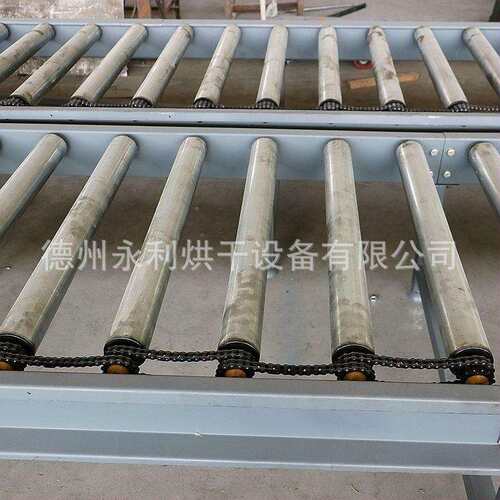 供应木门工厂滚筒输送机 建筑外墙保温板输送机 动力滚筒输送线
