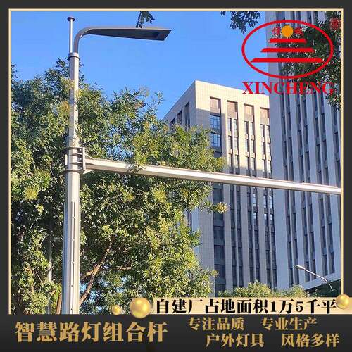 厂直ZUR供L ED功能性一体化路智慧灯 道路照明智慧路灯组家合杆