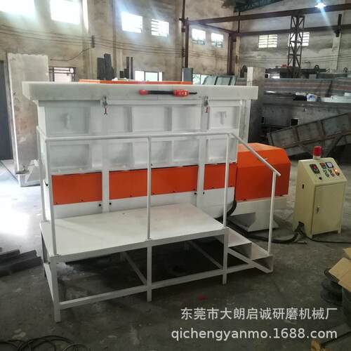 卧式振动研磨机带环保隔音盖去毛刺毛边震动研磨机倒角厂家供应