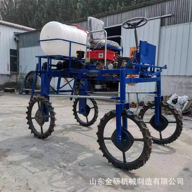 农作物高架果园喷雾器柴油三轮自走式小麦打药机玉米蔬菜杀虫器