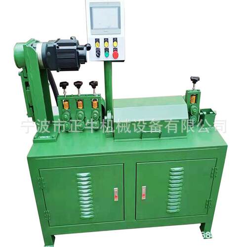 福建兔笼鸡笼网片用铁线粉抽线伺服调直切断机 钢丝自动开料机