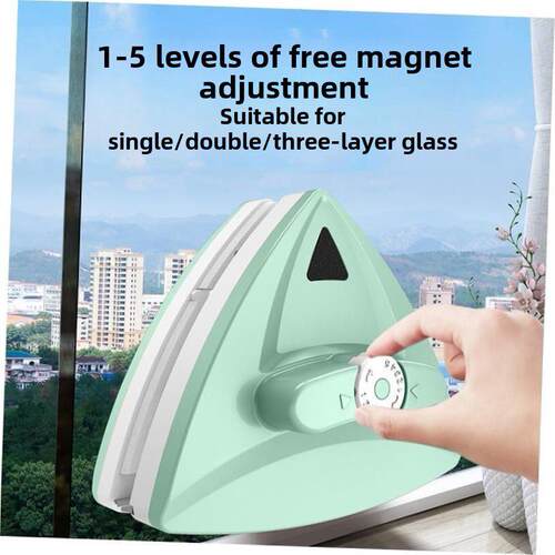 Double Side Magnetic Window Cleaner Brush Wash Glass Wiper