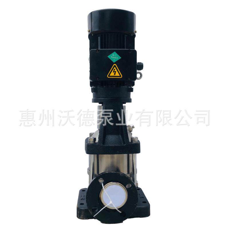 供应沃德泵业不锈钢轻型多级离心泵DL2-20立式管道循环水泵控制柜