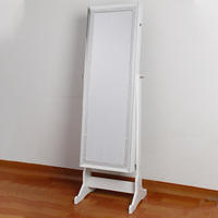 "Cross-pearl Realm Special Offer: Multi-functional floor-length mirror QCQ cabinet, jewelry mirror cabinet, makeup mirror body storage cabinet, full mirror. thumbnail 4