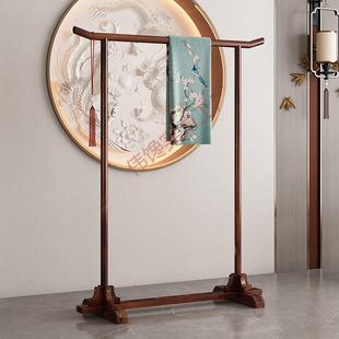 中式 店展 衣架落地复古实架木卧室衣衣帽简394约酒民店宿挂架服装