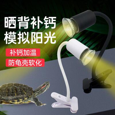 乌龟蜥蜴爬虫晒背灯爬宠UVB灯自动定时小太阳宠物UVA补钙加热UVB