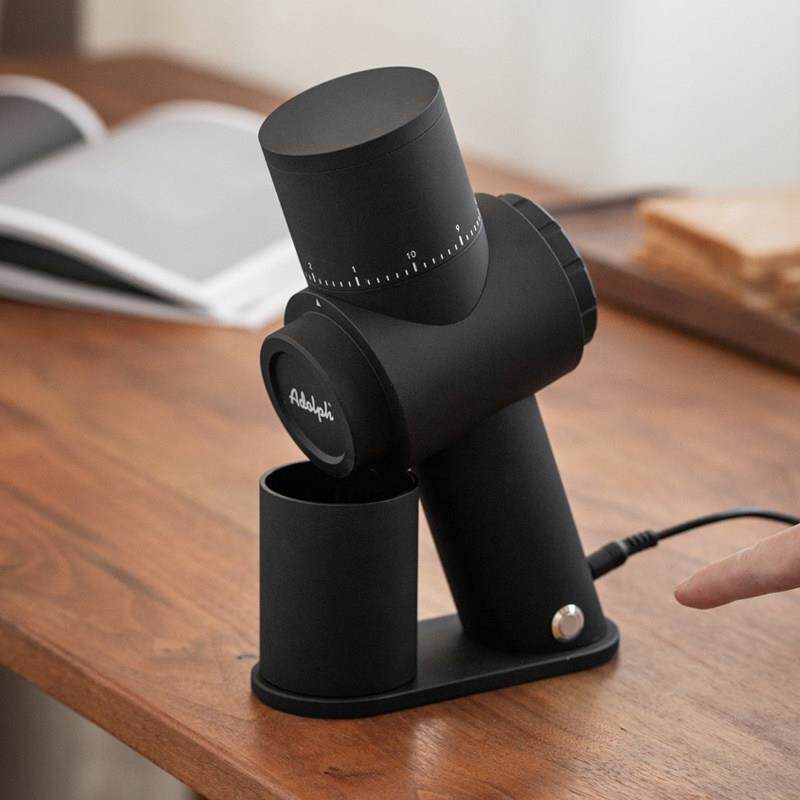 帝国黑鲨电动磨豆机意式咖啡研磨器家用专业级手冲磨粉机多档外调