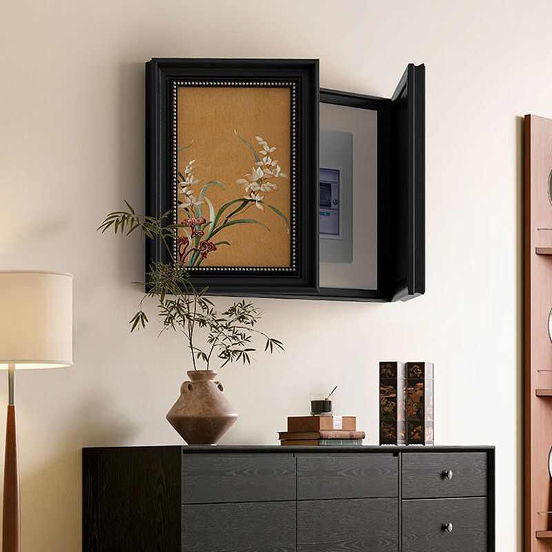 法式中古2024新款挂画高级感入户电表箱装饰画开关配电箱餐厅遮挡