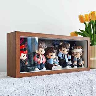 宏特维Rayan4代天生玩家盲盒展示框模型展示柜收纳盒防尘收纳相框摆件饰品