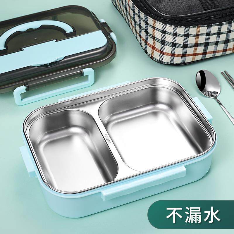 袋子饭盒手提防水防油学生袋子兜小学生专用扁平上班带饭包时尚男