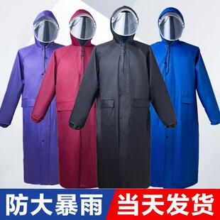 雨衣全身防暴雨时尚 女士学生钓鱼骑行电动车户外 大帽簷连身男款