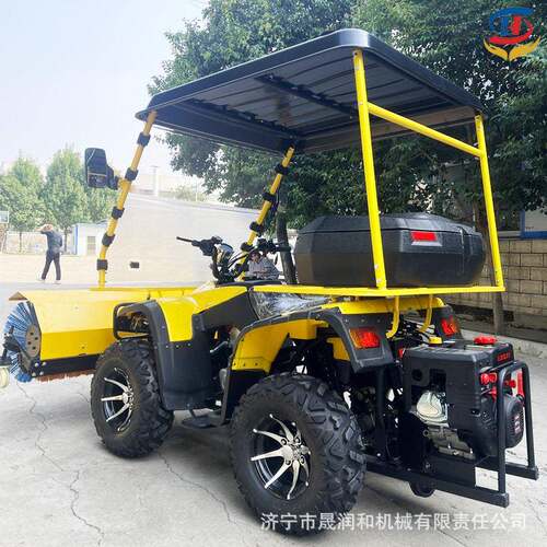 扫雪车驾驶式冬季街道清扫清雪滚刷小型电启动一机多用除雪机