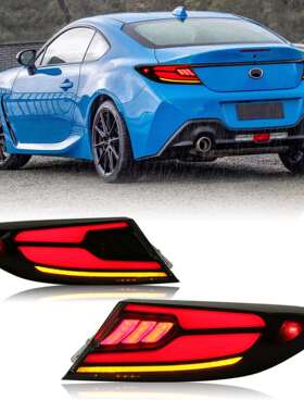 适用于丰田GR86尾灯总成斯巴鲁BRZ改装LED行车灯刹车灯流水转向灯