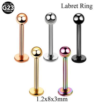 1PC G23 Titanium Nose Lip Ear Cartilage Tragus Piercing Eyeb
