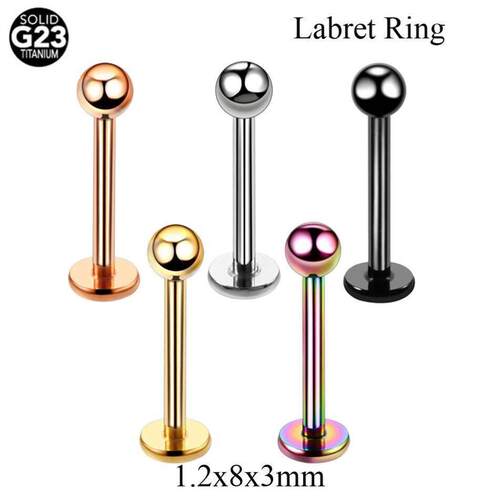 1PC G23 Titanium Nose Lip Ear Cartilage Tragus Piercing Eyeb