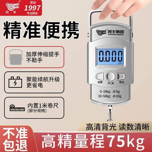 高精度手提电子秤家用便携式小型精准快递行李弹簧便携迷你弹簧秤