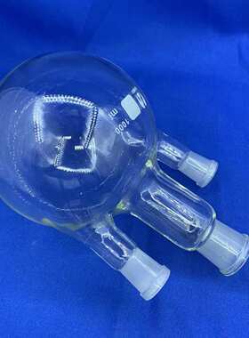三口烧瓶100/250/500/1000/2000/5000ml厂价加厚玻璃耐高温