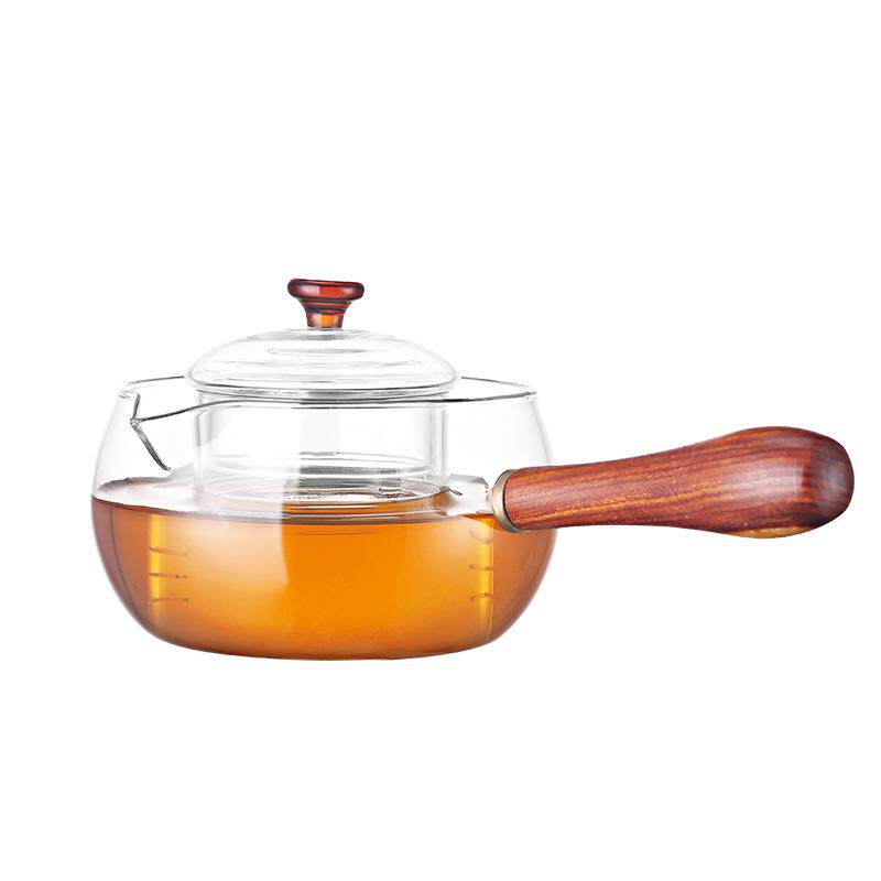 玻木璃茶CB21壶耐热小青柑专用茶泡壶电陶炉茶器侧把煮煮茶壶功夫