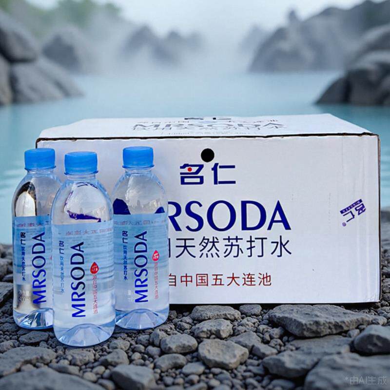 名仁天然苏打水饮用水矿泉水五大连池400ml瓶天然饮品