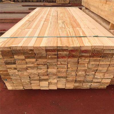 木方厂家直销 工地支模用木材 白松 铁杉 木跳板 南方松 方木
