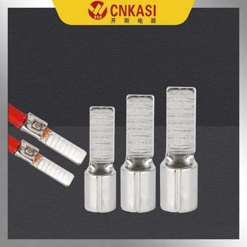 DBN片型接线端子空开断路器插片铜线耳铜鼻子1.25/2/5.5-10/14/18