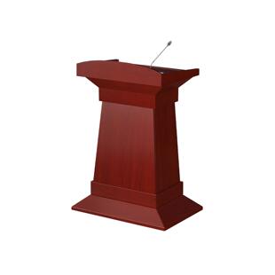 油漆实木演讲台中式单人学校领导教师讲台酒店迎宾政企接待发言台
