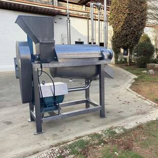 果蔬榨汁机大型果蔬不锈钢破碎梨子粉碎机苹果挤汁机生产厂家