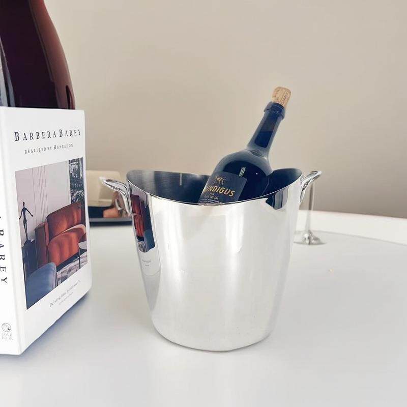 北桶欧个性锈钢冰家用具高颜值葡萄酒酒香槟啤酒红酒不冰镇02130