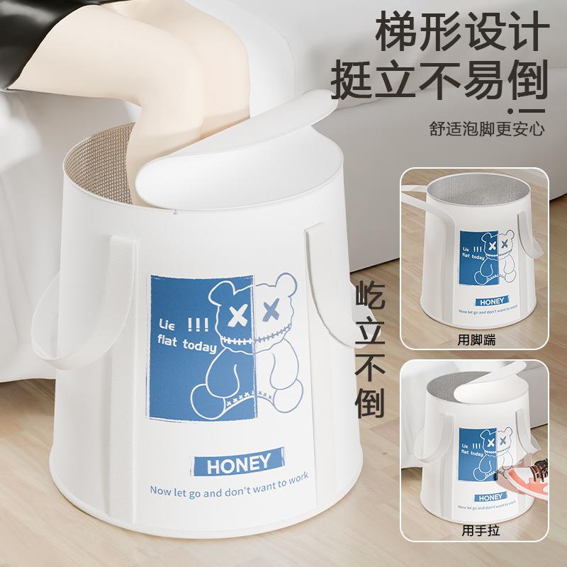 升级款可折叠泡脚桶家用保温便携式泡脚桶多功能无异味折叠泡脚桶