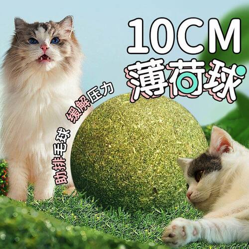 猫薄荷球超大号猫玩具10cm巨型球自嗨解闷神器猫咪玩具宠物用品