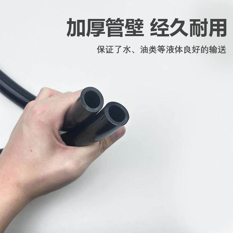 华兴PVC加厚黑色牛筋软管不打折浇花胶管养鱼6分1寸防晒塑料水管