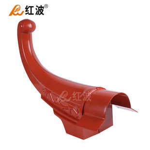 红波合成树脂瓦厂家 正卷尾450mm绝缘ASA屋面瓦配件斜脊