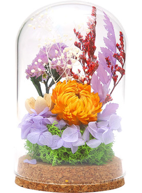 diy玻璃罩防尘罩永生餐桌花艺