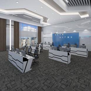 指挥控制台调度台烤漆监控台中控台现代安防指挥台操作台桌椅