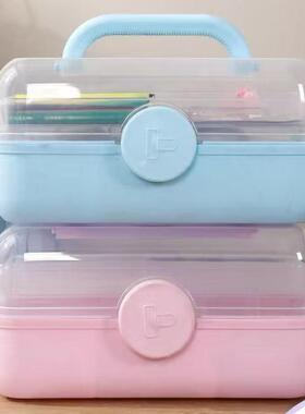 Foldable Storage Box with Large Capacity, Student Art Tool B