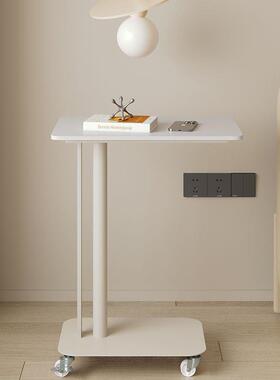 奶油风床头柜小型卧物家用简约室现代轻奢品替代铁JOZ艺移动置架