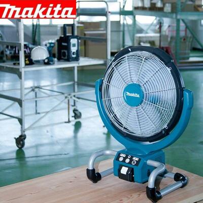 Makita牧田DCF300Z充电式电风扇14.4-18V也可直接用220V电源使用